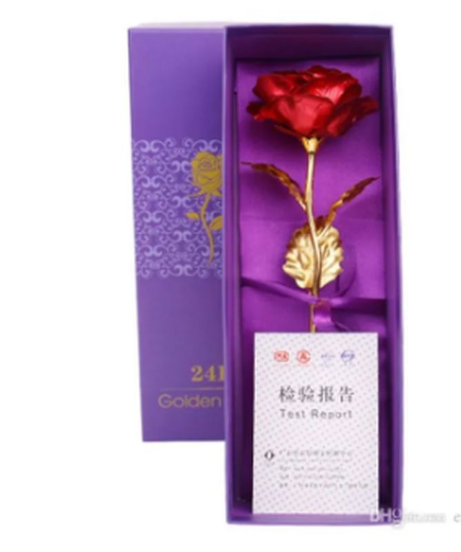 Artificial Golden Rose