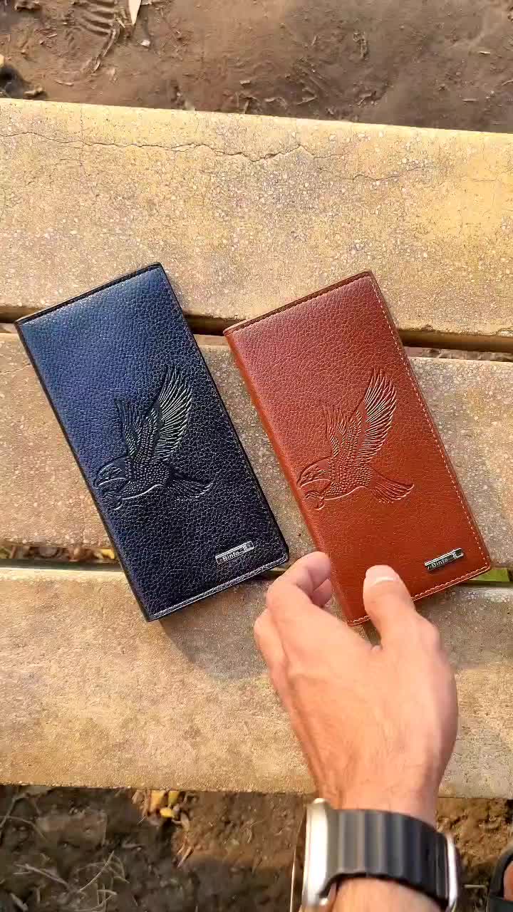 Leather Long Wallet