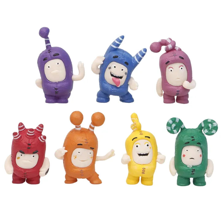 NEW 7pcs/lot Cute Oddbods