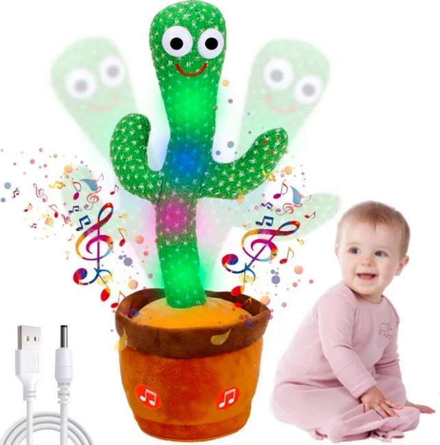 Rechargeable Dancing Cactus