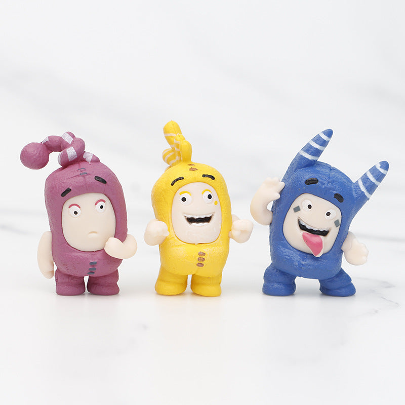 NEW 7pcs/lot Cute Oddbods