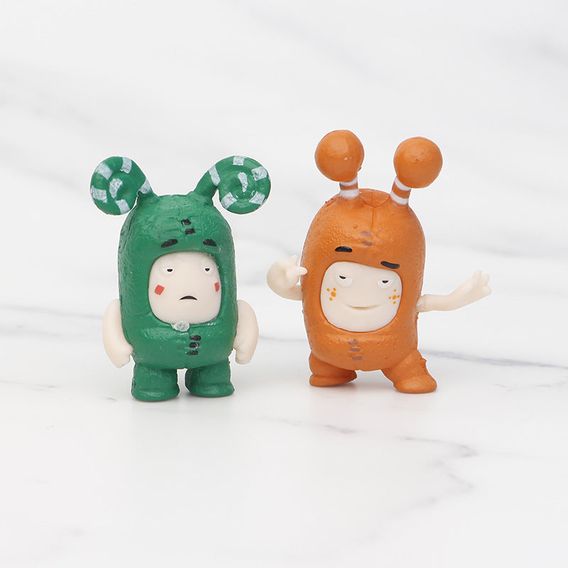 NEW 7pcs/lot Cute Oddbods