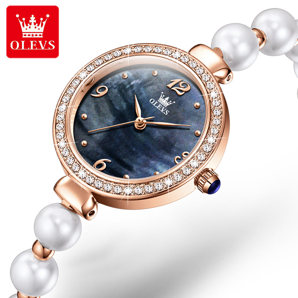 Olevs Watch Pearl Bracel